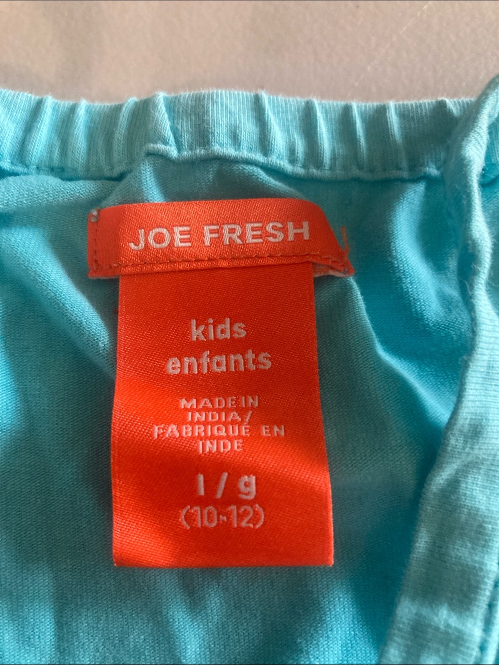 Joe Fresh Girls Strappy Tiered Dress in Aqua, Teal, Blue & Navy - Picture 2 of 3